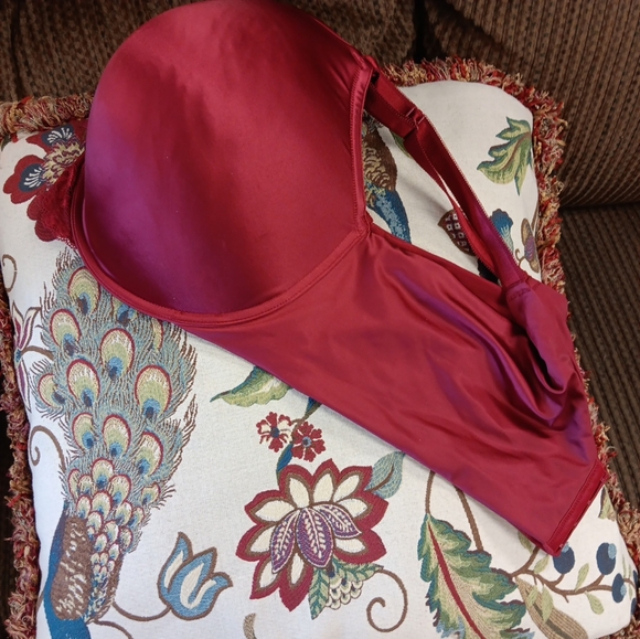 Torrid Curve Sz 44DDD CRANBERRY Adjustable Padded Underwire Bra 44DDD NICE - Picture 6 of 6